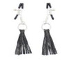 Black Tassle Nipple Clamps