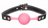 Glow Gag Glow in the Dark Silicone Ball Gag - Pink