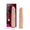 A photo of the X5 Plus 7.5" Cock With Flexible Spine - Beige A photo of the X5 Plus 7.5" Cock With Flexible Spine - Beige