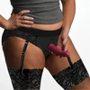 Laced Seductress 2XL/3XL Lace Crotchless Panty Harness w/ Garter Straps