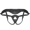 Patent Leather Strap-on Harness