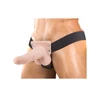 ERECTION ASSISTANT HOLLOW STRAP-ON 6″ VIBRATING-WHITE