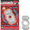 The Macho Crystal Collection Partner's Pleasure Ring - Clear