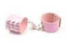 A photo of the Dreamers Signature Wrist Restraints w/Adjustable Snaps - Pink