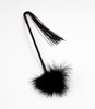 A photo of the Dreamers Signature Double Sided Feather Tickler - Black