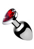 Booty Sparks Red Heart Gem Anal Plug - Medium