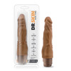 A photo of the Dr. Skin Cock Vibe #4 8 Inch Vibrating Cock - Mocha