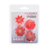 A photo of the Basic Essentials Super Stretchy TPR Enhancers - Red A photo of the Basic Essentials Super Stretchy TPR Enhancers - Red