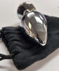 A photo of the Dreamers Signature Stainless Steel Anal Plug with Purple Diamond, Medium A photo of the Dreamers Signature Stainless Steel Anal Plug with Purple Diamond, Medium