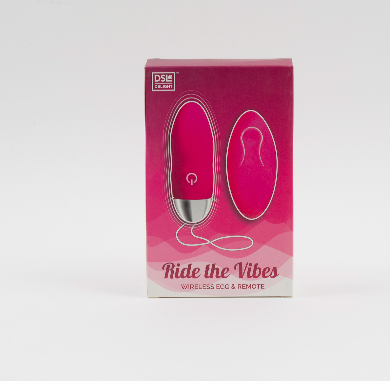 Ride the Vibes Wireless Egg Vibrator, Pink