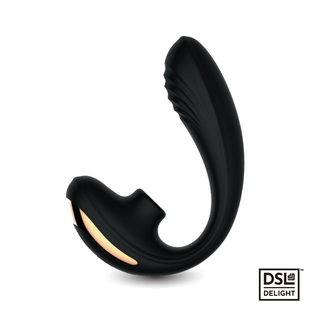 Black Magic, G-Spot Vibrator with Suction - Dreamers