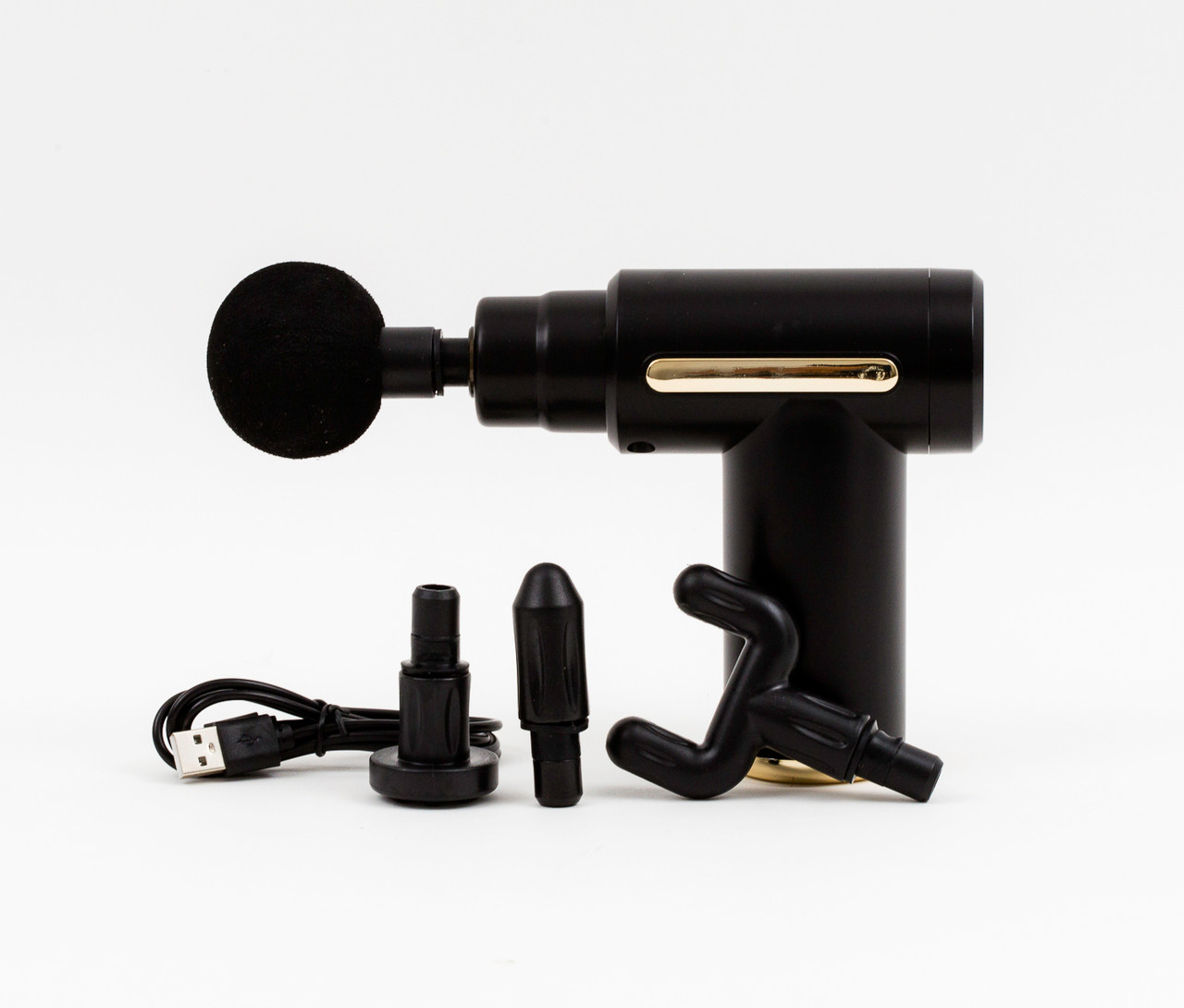 Massage Gun black 4 Interchangeable Heads Dreamers
