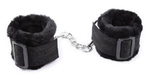 Plush Wrist Restraints - Black