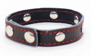 Studded Leather Cock Ring