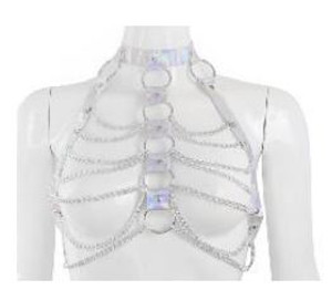 Holographic PVC Body Piece