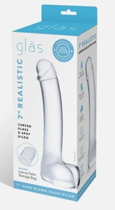 7" Curved Glass G Spot Stimulator