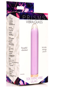 10X Mini Glass Vibe Lilac