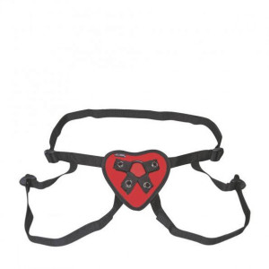 Red Heart Strap-On Harness