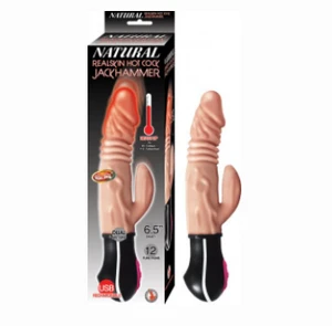 Natural Realskin Hot Cock JackHammer 6.5 rechargeable