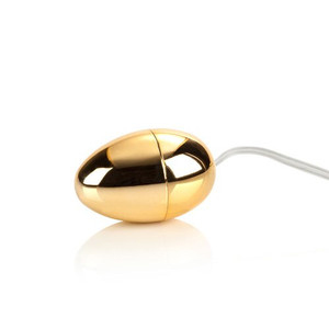 A photo of the Pocket Exotics Vibrating Gold Egg