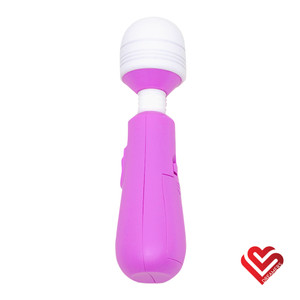 A photo of the Dreamers Signature Mini Wand Vibrator - Purple A photo of the Dreamers Signature Mini Wand Vibrator - Purple