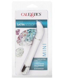 A photo of the Lulu Satin Scoop - White A photo of the Lulu Satin Scoop - White