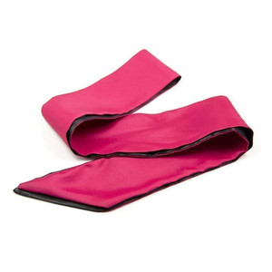 A photo of the Dreamers Signature Satin Blindfold - Maroon A photo of the Dreamers Signature Satin Blindfold - Maroon