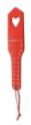 A photo of the Dreamers Signature Paddle w/Heart Impression - Red