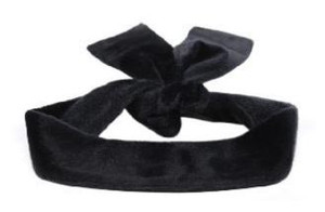 Plush Blindfold - Black