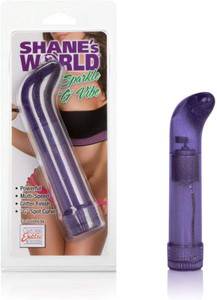 A photo of the Shane's World Sparkle "G" Vibe - Purple A photo of the Shane's World Sparkle "G" Vibe - Purple