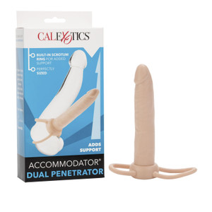 A photo of the Accommodator Dual Penetrator - Ivory A photo of the Accommodator Dual Penetrator - Ivory