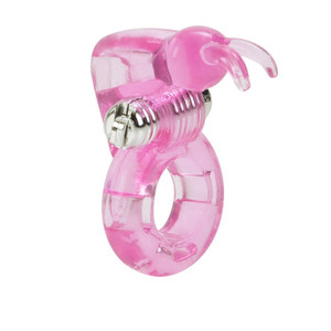 A photo of the CalExotics Basic Essentials Bunny Enhancer - Pink A photo of the CalExotics Basic Essentials Bunny Enhancer - Pink