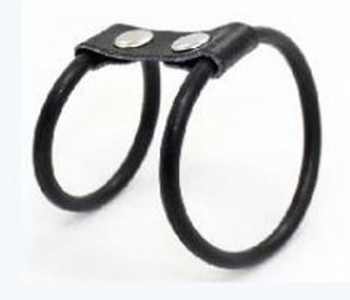 Duo Cock & Ball Ring - BK