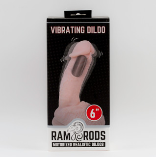 Ram Rods - Vibrating Dildo, White