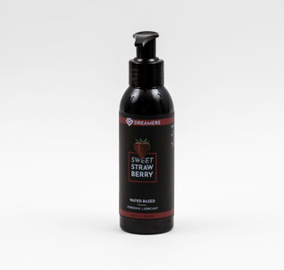 Dreamers Strawberry Flavored Water-based Lubricant - 4oz