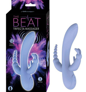 THE BEAT TRIFECTA MASSAGER-VIOLET