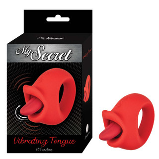 MY SECRET VIBRATING TONGUE-RED