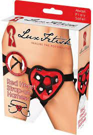 Red Heart Strap-On Harness