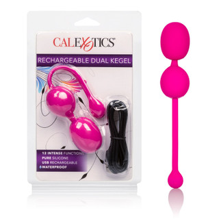 A photo of the Rechargeable Dual Kegel - Pink