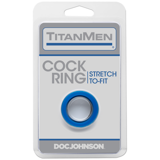 A photo of the TitanMen Cock Ring Blue