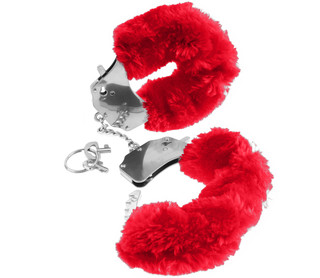 A photo of the Fetish Fantasy Series Original Furry Cuffs - Red