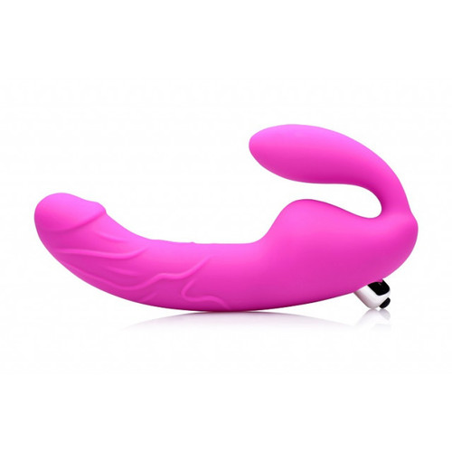 Shop Dreamers - Royal Rider Vibrating Silicone Strapless Strap On Dildo