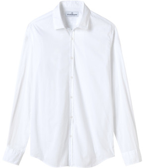 White Button-down shirt for men