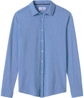 Long sleeves shirt in fine cotton jersey for men