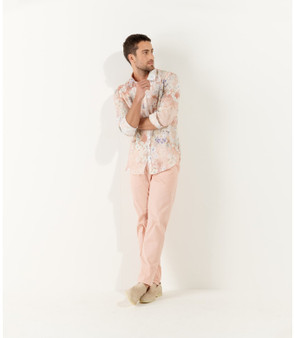 Casual outfit for men, pink pastel for men