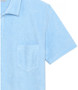 Terry cloth shirt for men
