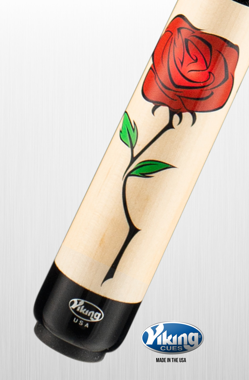 Viking DeCues Wild Rose Cue – Beauty Meets Billiards Power