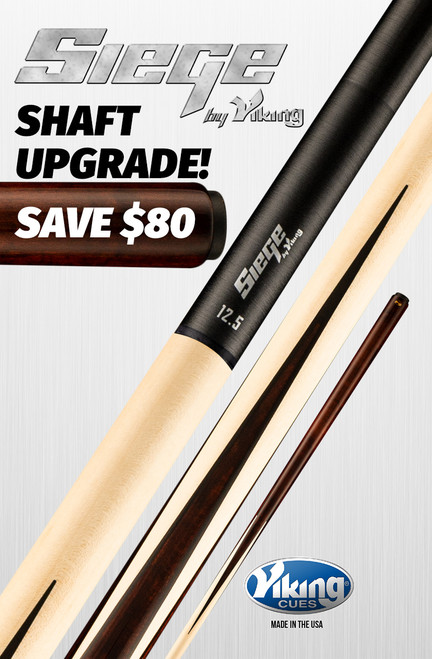 Viking SIEGE✨️カーボンファイバーシャフト装備 Viking Siege Carbon Fiber Shaft | High-Tech Performance Cue