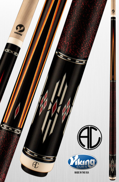 Ariel Carmeli x Viking Cues - Diamond Series. Equipped with High