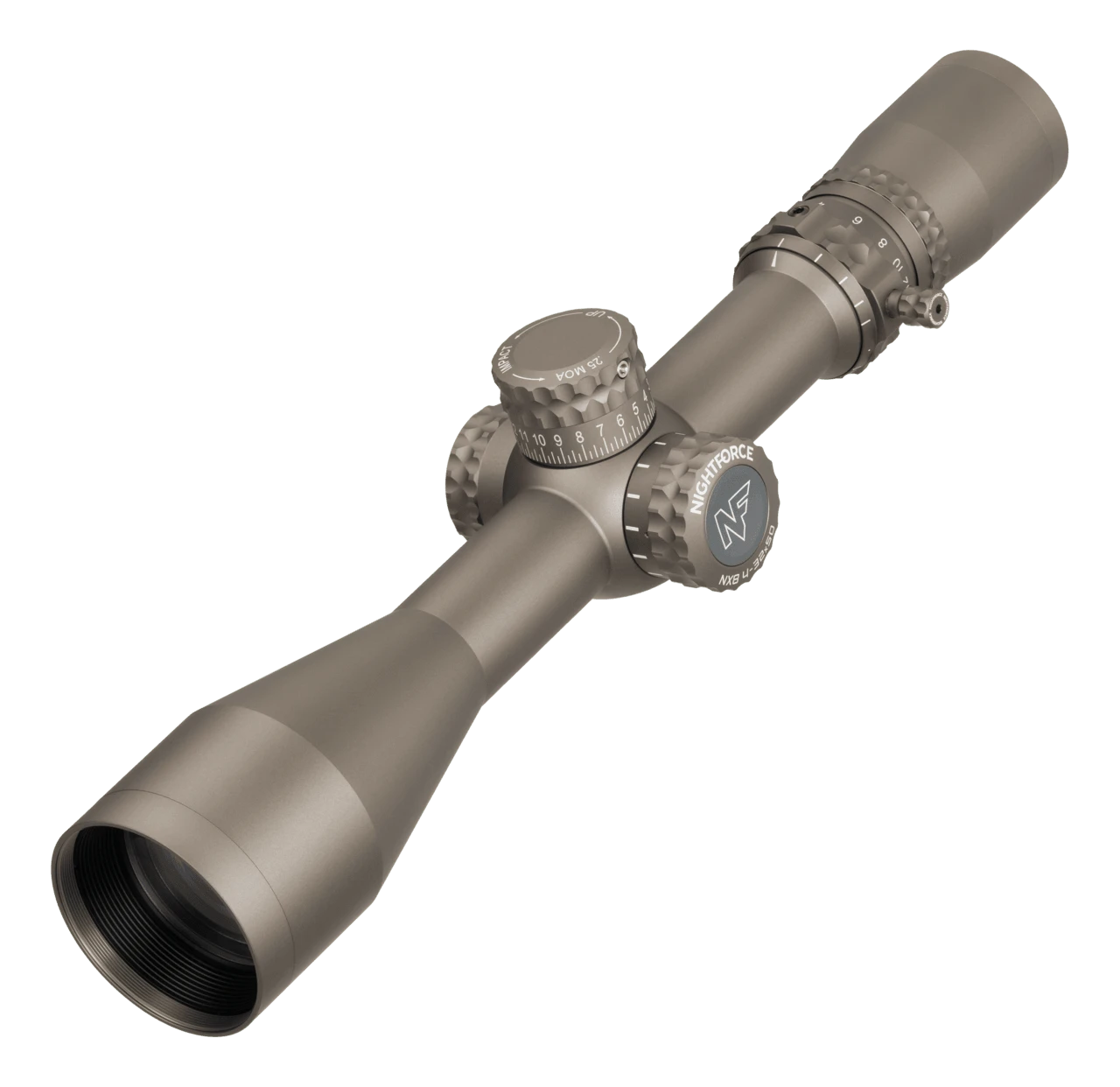 Nightforce NX8 4-32×50 F2 Riflescope — official Nightforce product photograph